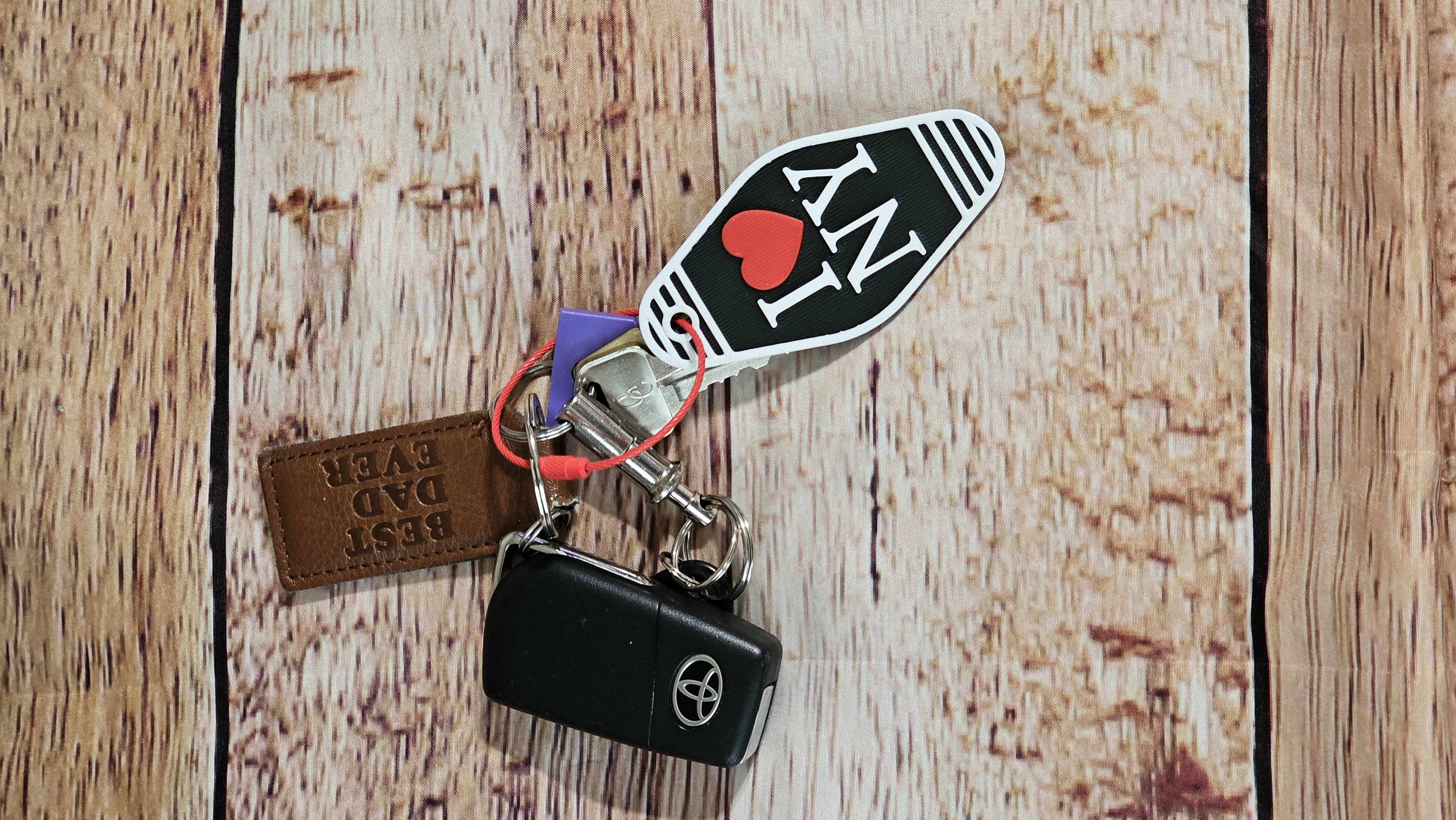 Custom Keychain - Personalized 3D printed keychain